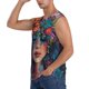 thumbnail image 3 of Fotbe Bohemian Colorful Flower Woman Men's Camiseta sin Mangas Estampada para Hombres, Playera Casual para Gimnasio, Entrenamiento, Playa-Large, 3 of 7