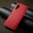 thumbnail image 5 of Samsung Galaxy Note 10 Plus Wallet Case Samsung Galaxy Note 10 Plus Luxury PU Leather Case, Book Folding Flip Retro Case with Kickstand, [RFID Blocking] Credit Card Slot Magnetic Closure Cover, Red, 5 of 7