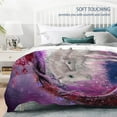 thumbnail image 3 of Horse Magical Animal Blanket Microfiber Flannel Throw Lightweight Super Soft Cozy Blankets for Couch Bed Sofa Chair, Gift for Birthday Thanksgiving Christmas 40"x30" for Pet, 3 of 6