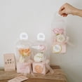 thumbnail image 6 of 10PCS Clear Bouquet Bags Rose Flower Gift Boxes For Anniversary Celebration And Wedding Favors, 6 of 20