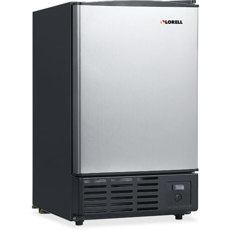 Lorell, LLR73210, 19-Liter Stainless Steel Ice Maker, 1, Stainless Steel