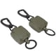 thumbnail image 4 of 2 carretes de insignia de metal, llavero retráctil, soporte de insignia retráctil cuadrado verde para pesca al aire libre, 4 of 12