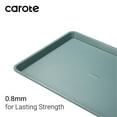 thumbnail image 5 of Carote 3-Pc Rectangular Baking Pan Set, Bakeware Set Including 13-15-17 inch Sheet Pan, Deep Olive Green, 5 of 9