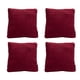thumbnail image 1 of Cojín Decorativo Cuadrado Grande (Set de 4) Rojo Dicasa Red Zita, 1 of 4