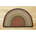 thumbnail image 3 of Home Indoor Decorative Jute SC-019 Burgundy, Mustard Braided Slice Rug - 24" x 39", 3 of 5