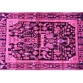 thumbnail image 1 of Ahgly Company Indoor Rectangle Persian Pink Traditional Area Rugs, 3' x 5', 1 of 4