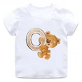 thumbnail image 3 of Bonita camiseta de algodón con estampado de letras y nombre de oso para niños, divertida camiseta informal de verano de manga corta para niños, camisetas para niños, ropa para niñas, 3 of 5