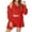 Red, variant on Baqcunre Lounge Sets for Women,Warm Three Pieces Suit Flannel Shorts Pajamas Set Beard Hooded Coat Sleepwear Suit,Outfits for Women Womens Pajamas Pajama Set Womens Clothes Orange L