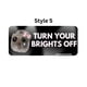 thumbnail image 2 of Buy 2 get 10% off Pack Of 3 Cute Dismal Hamster Car Stickers - Waterproof, Perfect For Beginner Drivers, 2 of 3