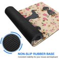 thumbnail image 6 of Long Mouse Pads for Desk,Dachshund and Flower Desk Mats on Top Of Desks, Desk Mouse Pad Extra Large with 3mm Non-Slip Base and Stitched Edge for Gaming,Office,Work,Home 31.5"x15.7", 6 of 6