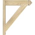 thumbnail image 3 of Ekena Millwork 6"W x 24"D x 28"H Traditional Rough Sawn Arts and Crafts Outlooker, Douglas Fir, 3 of 4
