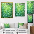 thumbnail image 4 of Designart "Tales of Tarragon Herbs III" Floral Framed Wall Art - Traditional Green Herbs Living Room Framed Canvas Art, 4 of 6