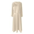 thumbnail image 5 of Elegant Women's Floral Printed Loose Fit Long Sleeve Tunic and Pants Two Piece Outfit Set, 5 of 7
