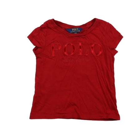 

Pre-owned Polo by Ralph Lauren Girls Red T-Shirt size: 3T