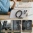 thumbnail image 5 of Dteck Ultra Strong Magnetic Phone Ring Holder and Stand, Instant Install and Removal, Adjustable Angles, Sleek Design, Beautiful Durable Finish , MagSafe Accessories,Gun, 5 of 9