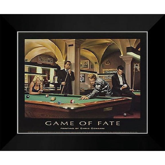 Chris Consani Framed Art Print 18x15 "Game of Fate"