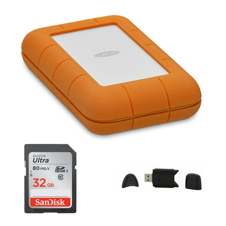 Lacie Rugged Thunderbolt USB-C 2TB Portable Hard Drive (Best Thunderbolt Portable Hard Drive)