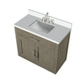 thumbnail image 5 of Abbey 36 in W rey Oak Single Vanity, Cultured Marble Top and Faucet Set, 5 of 6