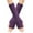 Violet, variante sur Gants Tricotés Sans Doigts avec Trou pour Pouce Gants Chauds Unisexes