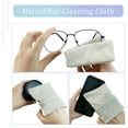 thumbnail image 3 of 3 PCS Microfiber Cleaning Storage Glasses Pouch, Portable Sunglasses Case with Carabiner, Bonus 2 Anti Fog Wipes (Pink, Blue, Grey), 3 of 7