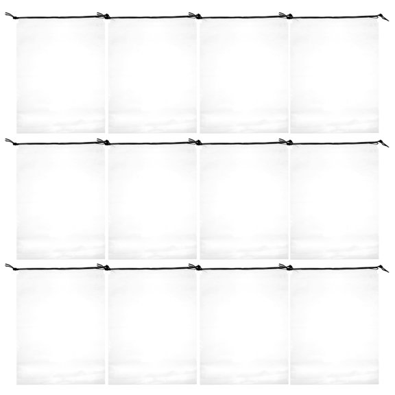 VERDANVERSE 14pcs Yellowing Protection Rectangular Shoe Pouches for Men Women