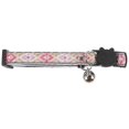 thumbnail image 5 of Pink Adjustable Cat Collar with Bell for Photo Shoots and Daily Life Lightweight Polyester, 5 of 5