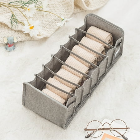 

WOXINDA Underwear Bra Storage Socks Box Storage Panties Compression Box Collapsible Housekeeping & Organizers