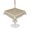 Beige, Sand, Off-White, variant on Outdoor Tablecloth with Umbrella Hole for Patio/Picnic/Party/Camping, Beige Vintage Waterproof Table Cloth Rectangle Table Cover Washable, Rustic Farmhouse Retro Art Country (60"x 120")