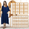thumbnail image 6 of Miss Lavish London Women Kaftans Dresses, Navy 2Xl, 6 of 6