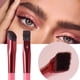 thumbnail image 5 of 2 pinceles multifunción para cejas, pincel cuadrado para cejas, pincel para cejas, pincel para cejas en ángulo, pinceles para cejas, pincel de maquillaje en ángulo, forma natural de cejas Rojo Verde, 5 of 5