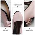 thumbnail image 2 of GOOHOCHY 1 par de elegantes tacones altos para dama, boca ligera, tacones altos gruesos, zapatos de tacón alto, 2 of 7