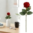 thumbnail image 2 of Jierger Roses Artificial Flowers, Realistic Long Stem Artificial Silk Roses Bouquet for Party, Home, Wedding Centerpiece, Office and DIY Decoration, 2 of 5
