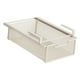 thumbnail image 5 of Organizador de cesta de almacenamiento de malla de alambre multifuncional con cajón colgante debajo del gabinete Blanco, 5 of 9