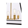 thumbnail image 5 of Declan 24 inch pendant in black and brass, 5 of 8