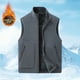 thumbnail image 2 of Kalauyu Men's Fleece Vest Full Zip Polar Fleece Sleeveless Jacket Lightweight Outerwear Golf Vests with Zipper Pockets, 2 of 4