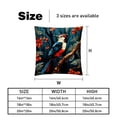 thumbnail image 5 of Woodpecker Luxurious Velvet Throw Pillow Covers with Unique Patterns - Set of 2 Pillow Covers and Inserts, 16x16, 18x18, 20x20 Inches for All Occasions, 5 of 6