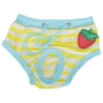 thumbnail image 1 of Pet Pigs Physiological Pants Strawberry Pattern Pigs Sanitary Underwear Reusable DiapersYellow XL, 1 of 2