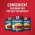 thumbnail image 3 of McCormick Sloppy Joes Seasoning Mix, 1.31 oz Packet, 3 of 23