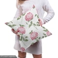 thumbnail image 5 of Ambesonne Flower Fabric by the Yard Upholstery, Simplistic Hydrangea Floral, 5 Yards, White Pale Pink, 5 of 5