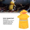 thumbnail image 4 of Imperméable imperméable pour Chien, Conception de Capuche Transparente, Mignon et Élégant, Ajustement Réglable, Veste de Pluie pour Chien avec Trou de Laisse, Bande Réfléchissante, pour les Activités de Plein Air, 4 of 8