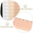 thumbnail image 2 of Qumonin 4pcs Bra Extenders 7 Hooks Bra Extension Kit Elastic Extension Straps Bra Supplies, 2 of 5