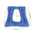 thumbnail image 5 of LAZIOEGR Universal Commode Seat Cushion – 18.1" x 18.1", 2.8" High‑Resilience Cotton Pad with Center Hole, Secure Strap, Ideal for Elderly & Standard Toilets, 5 of 8