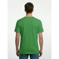 thumbnail image 3 of Men's & Big Men's Graphic Holiday Tee Shirt, Santa 6 7 Meme, Sizes S-3XL, 3 of 5