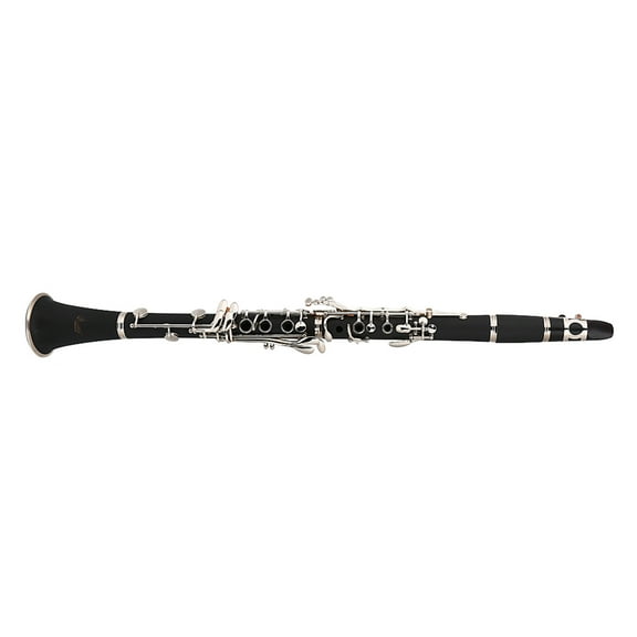 Bb Clarine Woodwind, B Tone 17 Key Bakelite Clarinet With Reeds Cleaning Cloth For Classical Jazz Marching