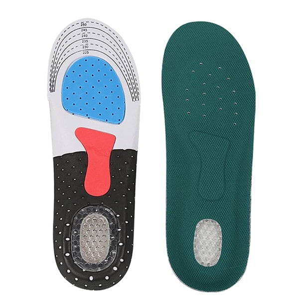 Plantillas para deportes, ocio y trabajo, plantillas para zapatos, plantillas, amortiguadoras y Verde Sunnimix Plantilla de calzado deportivo