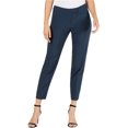 thumbnail image 1 of Anne Klein Womens Extended Tab Casual Trouser Pants, Blue, 16, 1 of 1