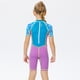 thumbnail image 2 of Eigraketly Trajes de neopreno traje de buceo de secado rápido de una pieza de moda Anti-medusas mangas cortas de varios tamaños para Snorkel Deportes acuáticos Violeta L, 2 of 6