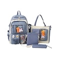 thumbnail image 2 of kurtrusly Multi-functional School Backpack With Extra Bags For Students Bags For School School Bag Schoolbag blue, 2 of 6
