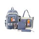 thumbnail image 1 of Jumpingount escolar multifuncional para estudiantes con mochilas escolares de gran capacidad para escolar Mochilas azul, 1 of 6
