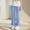 Light Blue, variant on Piuwrlz Girls 3pc Bell Bottoms Leggings Casual Play Pants Yoga Pant Orange Size 6 Years